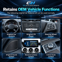 Autoradio GPS Android 10,25 pouces avec écran tactile multimédia CarPlay pour Mercedes Classe A B GLA X156 W246 W176