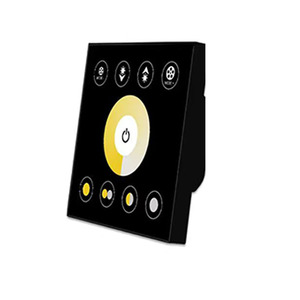 86*86 Mét cầu vồng màu bánh xe Dimmer kép trắng CCT <span class=keywords><strong>RGB</strong></span> RGBW rgbcw tường Bảng điều chỉnh cảm ứng Led điều khiển - Product Image 4