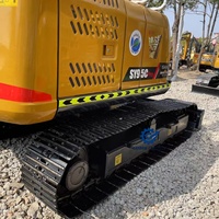 Excavatrice sur chenilles SANY SY95C Pro d'occasion, faible consommation de carburant, excellent rapport qualité-prix, peu d'heures de fonctionnement, excavatrice Sany d'occasion de taille moyenne