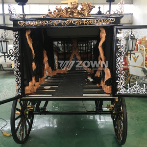รถงานศพสไตล์โบราณมี4ล้อรถลากม้าปรับแต่งได้สำหรับโลงศพหรือรถม้า - Product Image 4