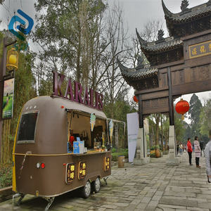 Camion de restauration mobile en acier inoxydable d'occasion pour l'extérieur, la vente de hamburgers pour les hôtels, les villas, la construction de maisons et l'<span class=keywords><strong>immobilier</strong></span> - Product Image 5