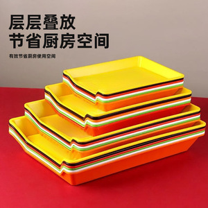 Plateau à brochettes en plastique alimentaire avec filtre, résistant aux chutes, pour les stands de barbecue des marchés nocturnes - Product Image 4