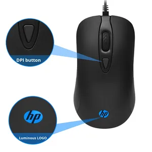 ชุดเมาส์คีย์บอร์ดแบบมีสาย USB กันน้ำสำหรับ <span class=keywords><strong>HP</strong></span> KM100การทำงานทางกลสำหรับโน้ตบุ๊คคอมพิวเตอร์เกมสำนักงานธุรกิจ - Product Image 4