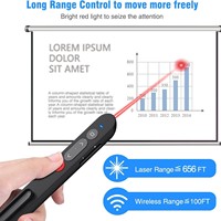 Lápiz Rojo para Pasar Páginas, Control Remoto Inalámbrico, Instrucción, Formación, Discurso, Lápiz de Instrucción para Oficina y Enseñanza