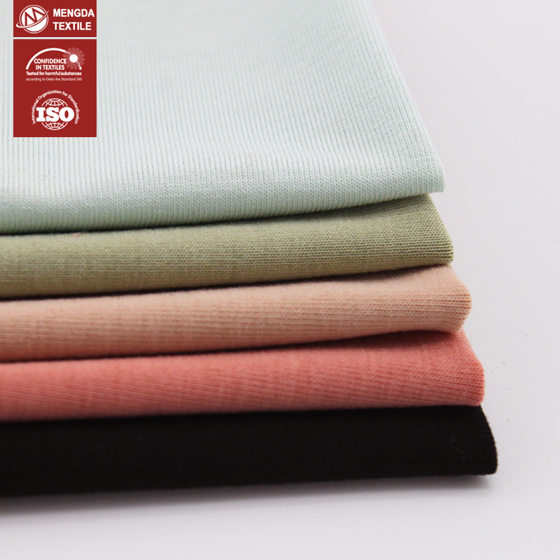 Высококачественная натуральная 70 бамбук 30 смесь хлопка трикотажная ткань для пижамы нижнее белье