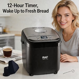 Máquina para Hacer <span class=keywords><strong>Pan</strong></span> Totalmente Automática YC-51, Capacidad de 1.5L, 550W, Acero Inoxidable, Amasadora y Fermentadora con Temporizador para el Hogar - Product Image 3