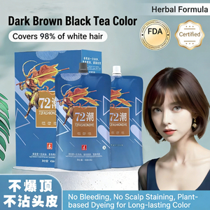 72 Grandi Confezioni di Tinta <span class=keywords><strong>per</strong></span> <span class=keywords><strong>Capelli</strong></span> Colorata Semi-Permanente di Grado Premium, Copre i <span class=keywords><strong>Capelli</strong></span> Grigi <span class=keywords><strong>per</strong></span> Uso in Salone e Barbiere - Product Image 2
