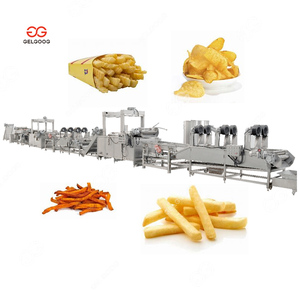 Gelgoog đông lạnh nửa trái cây chiên khoai tây chiên khoai tây chiên làm cho máy sản xuất dây chuyền hoàn chỉnh của khoai tây chiên - Product Image 2
