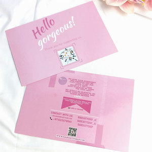 Nhà máy trực tiếp tùy chỉnh thẻ kinh doanh in ấn logo thương hiệu Cảm ơn bạn đã hỗ trợ của tôi thẻ kinh doanh nhỏ - Product Image 4