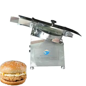 Small bun slicer cutting machine electric bread hamburger slicer machine