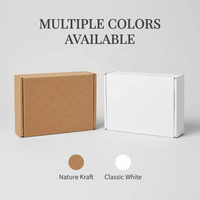 Caja de Cartón Corrugado Pequeña Ecológica con Logotipo Personalizado al por Mayor para Envío de Ropa