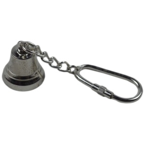 ผู้ถือกุญแจโลหะทองเหลืองอุตสาหกรรมออกแบบด้วยเงินเงาสูงสีและชุบการออกแบบมาตรฐานคีย์โซ่ - Product Image 2