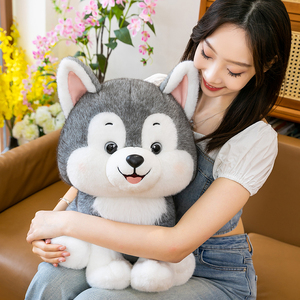 Fabricante de Animales Adorables, Peluche de Husky de Gran Tamaño, Relleno de Algodón PP, Juguete Suave para Niños, Gran Venta - Product Image 5