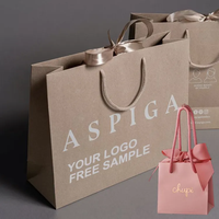 Sacs cadeaux personnalisés à proximité pour les produits de soins Sac de boîtes à bougies à la crème avec poignée Sac d'emballage d'accessoires personnalisés