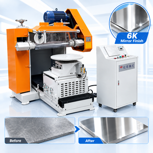 Máquina Pulidora Rotativa Controlada por PLC, Plataforma Giratoria Automática, Acabado Espejo 6k para Herrajes de Acero Inoxidable de Alta Precisión - Product Image 1