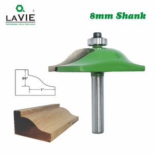 Lavie Roundover Router Bit 8mm Shank Carbide Tipped For Woodworking - Product Image 1