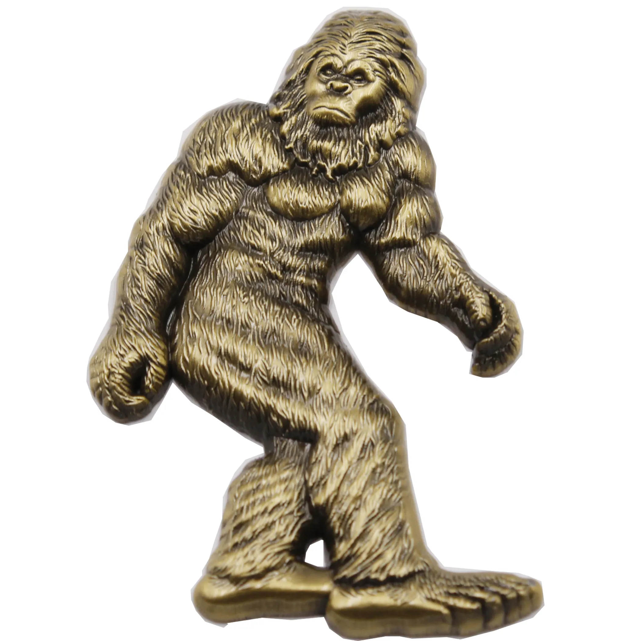 Custom 3D Bigfoot ape man Sasquatch metal fridge magnet for USA zoo Souvenir gift shop hot sale