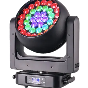MITUSHOW 850W 1000W RGBW 4 в 1 красочные 37pcs 25W Zoom Wash движущаяся головка Dj сценическое освещение Светодиодный светильник с лучом Zoom движущаяся головка