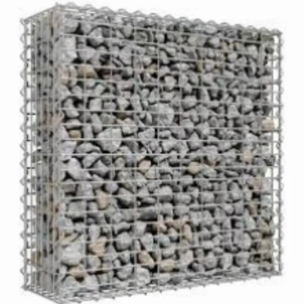 1X1X1 사각형 구멍 돌 옹벽 옹벽 조경 정원 장식 아연 도금 용접 돌망태의 와이어 메쉬 상자
