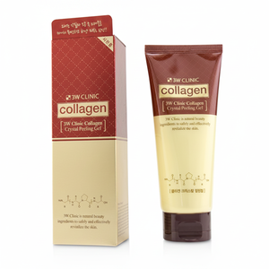 Gel Exfoliante Facial de Colágeno Antiarrugas 3W Clinic de Corea K-Beauty, Limpiador Facial de 180 ml para Todo Tipo de Piel - Product Image 2