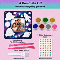 Kit de loisirs créatifs à paillettes pour la décoration de cadres photo faits main, mosaïque de pierres précieuses pour affichage photo, pour débutants, vente en gros