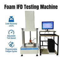 Máquina de Prueba de Compresión y Rebote de Esponja con Pantalla Táctil, Probador de Deflexión de Fuerza por Indentación (IFD) de Espuma Servo, ASTM D3574
