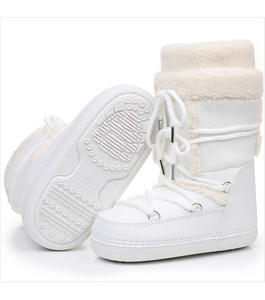 Bottes <span class=keywords><strong>de</strong></span> <span class=keywords><strong>ski</strong></span> en daim PU pour femmes Moon, hauteur genou, avec fonction antidérapante pour le <span class=keywords><strong>ski</strong></span>, pour filles - Product Image 6