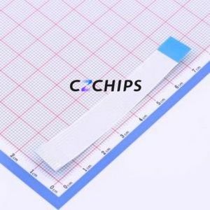 F-FFC1Z10P-0750 FFC Cable (Flexible Flat Cable) P=1mm Connector 10P 1mm 0.3mm Reverse - Product Image 2