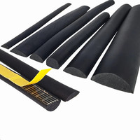 Tira de Goma Espuma EPDM Rectangular Autoadhesiva, Junta de Esponja Extruida para Puerta, Sello Impermeable para Puerta de Gabinete Eléctrico