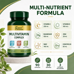Complément Multivitaminé Nutraceutique Shecome : Minéraux, Antioxydants, Santé Immunitaire – 90 Capsules de Complexe Multivitaminé - Product Image 3
