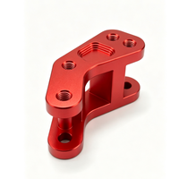 Pièces de moto usinées par CNC, en aluminium billette 6061-T6 anodisé, pour suspension.
