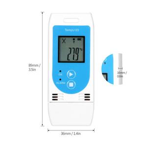 Registrador de Datos de Temperatura y Humedad TempU03 con Pantalla LCD y Mapeo de Temperatura, USB - Product Image 1