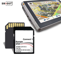 Pour SMIOST personnalisé CID Android 2020 Navigation GPS carte 8GB SD pour Nissan Armada Qashqai Connect 1 V12 matière plastique