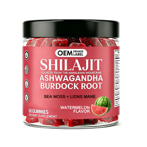 Gomitas de Shilajit Puro del Himalaya OEM, Suplemento de Shilajit, Musgo Marino, Ashwagandha, Raíz de Bardana, Melena de León con Ácido Fúlvico - Product Image 1