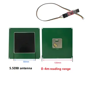 데스크탑 USB UHF RFID 리더 라이터 RFID 모듈 3 M 장거리 Uhf EPC 글로벌 클래스 1 Gen2 / ISO18000-6 C DC 3.5v-5v > 50 Pc/s