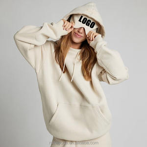 Hoodie berpergian Mode pesawat tidur ukuran besar bulu domba kelas berat polos penerbangan panjang katun Combed kustom dengan Masker Mata - Product Image 3