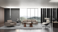 Chaise longue design en cuir moderne pour chambre d'hôtel, fauteuil de bureau une place, mobilier de salon, facile à nettoyer, fabriqué en Chine