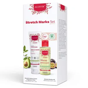 Maternity skin care 2 In 1 Strech Marks Removal Anti Stretch Mark Cream Pregnancy Oil Women Body Care Set For Body