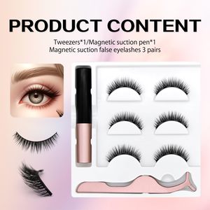 Cils magnétiques 3D coréens de qualité supérieure, personnalisables, sans colle, pour une pose facile - Product Image 1