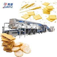 Équipement industriel de fabrication de biscuits pour le petit-déjeuner, machine de production de biscuits compressés et croustillants, tunnel de cuisson