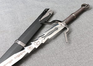 <span class=keywords><strong>Witcher</strong></span> 3: <span class=keywords><strong>Wild</strong></span> <span class=keywords><strong>Hunt</strong></span> per Chelia, Cacciatrice di Demoni con Spada d'Argento, Replica 1:1, Figlia di Geralt - Product Image 3