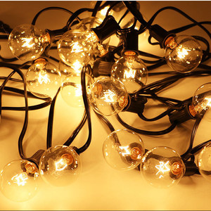 25Ft G40 Globe Clear Bulbs <strong>String</strong> Lights Indoor/Outdoor Waterproof Hanging Umbrella Patio <strong>String</strong> Light Fixtures Xmas Decor Lamp - Product Image 6
