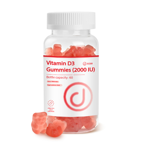 Caramelle Gommose Rosa Dolci con <span class=keywords><strong>Vitamina</strong></span> D3 2000 UI, Integratore Alimentare OEM ODM OBM - Product Image 1