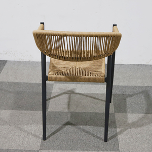 Chaise de jardin moderne en corde pour patio extérieur Hôtels et parcs - Product Image 4