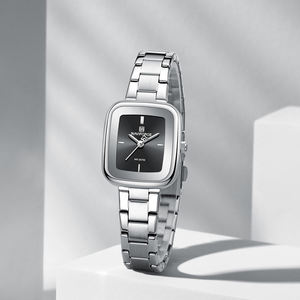 Montre pour femme NAVIFORCE 5075, montre de sport en acier inoxydable, montre classique pour femme, montre simple avec éclairage nocturne - Product Image 6