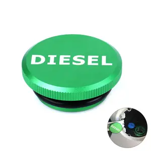 Car oil tank cap With magnetic, Aluminum alloy fuel tank cover For Dodge RAMS 2013-2017 diesel cap