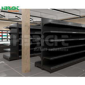 2D 3D Zeichnung Metall Einzelhandel geschäft Gondel Regale Multi Style Convenience Lebensmittel Supermarkt Racks Innen layout Design - Product Image 3