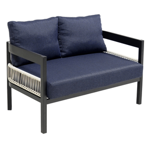 Multi-person Outdoor Iron Sofa <b>Set</b> Table Modern Design Foldable Portable Eco-Friendly Rattan Decoration <b>Waterproof</b> Garden - Product Image 5