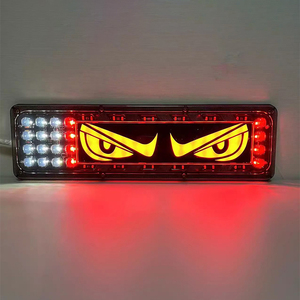 18 pouces 3 couleurs <span class=keywords><strong>Devil</strong></span> Eyes Remorque Camion Combinaison Oeil du Diable Feu arrière clignotant Arrêt Cascade arrière Débit Lampe à eau - Product Image 3