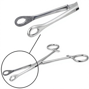 Pinzas Quirúrgicas de Plástico Azules para Estudiantes de Medicina, Instrumento Manual para Prácticas de Sutura, Clase I - Product Image 2